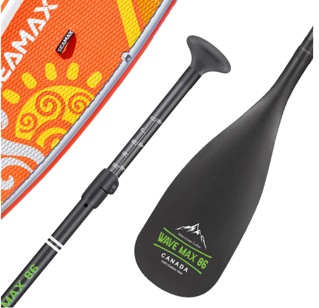 Marine WaveMax86, Carbon Fiber 3 Piece Paddle